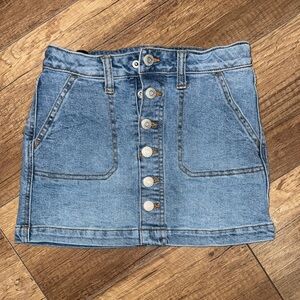Cat & jack Denim Button-Front Girls’ Skirt
